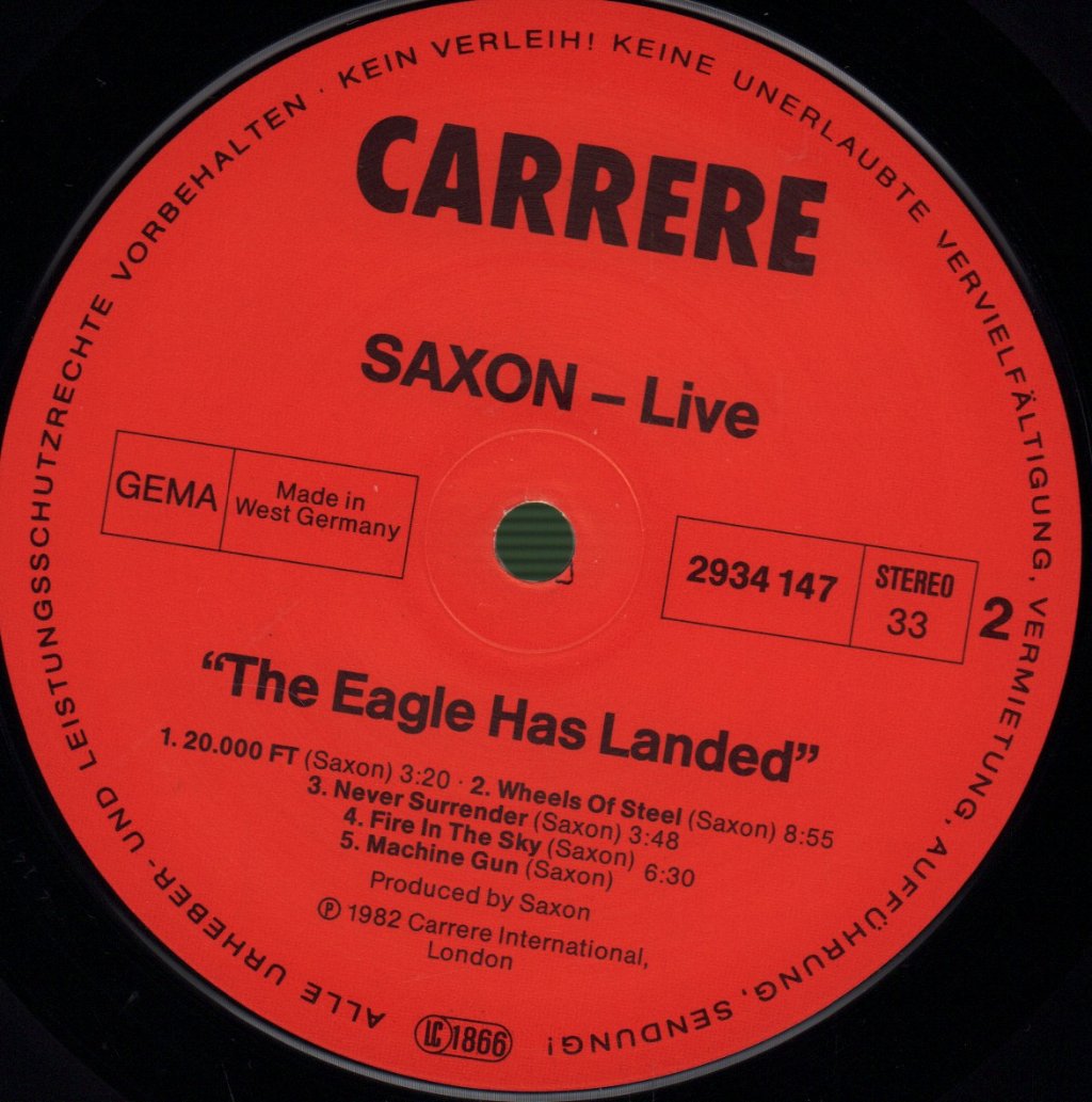 Saxon - Eagle Has Landed (Live) - Lp