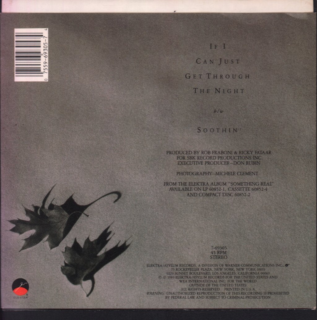 Phoebe Snow - If I Can Just Get Through The Night - 7 Inch