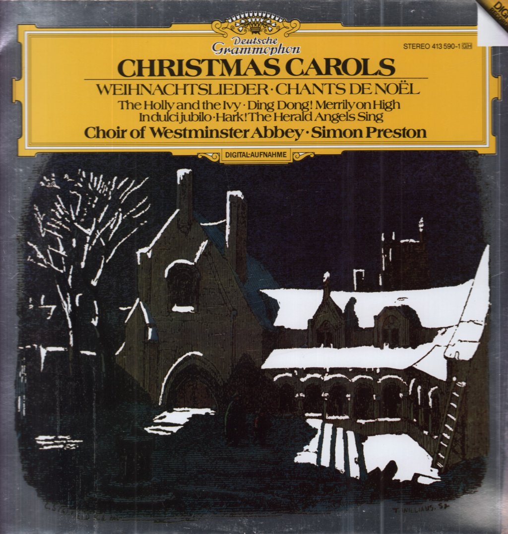 Choir Of Westminster Abbey / Simon Preston - Christmas Carols - Lp