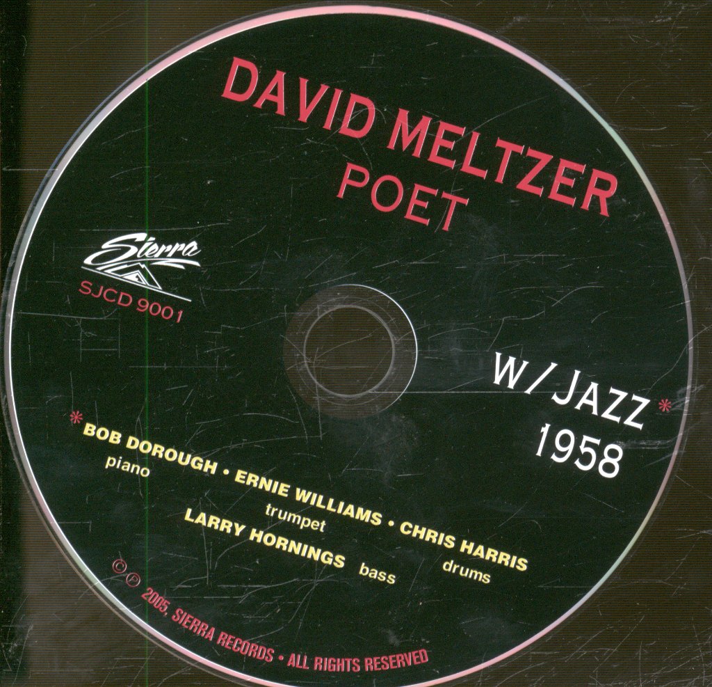 David Meltzer - Poet w/ Jazz 1958 - Cd