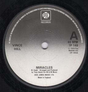 Vince Hill - Miracles - 7 Inch