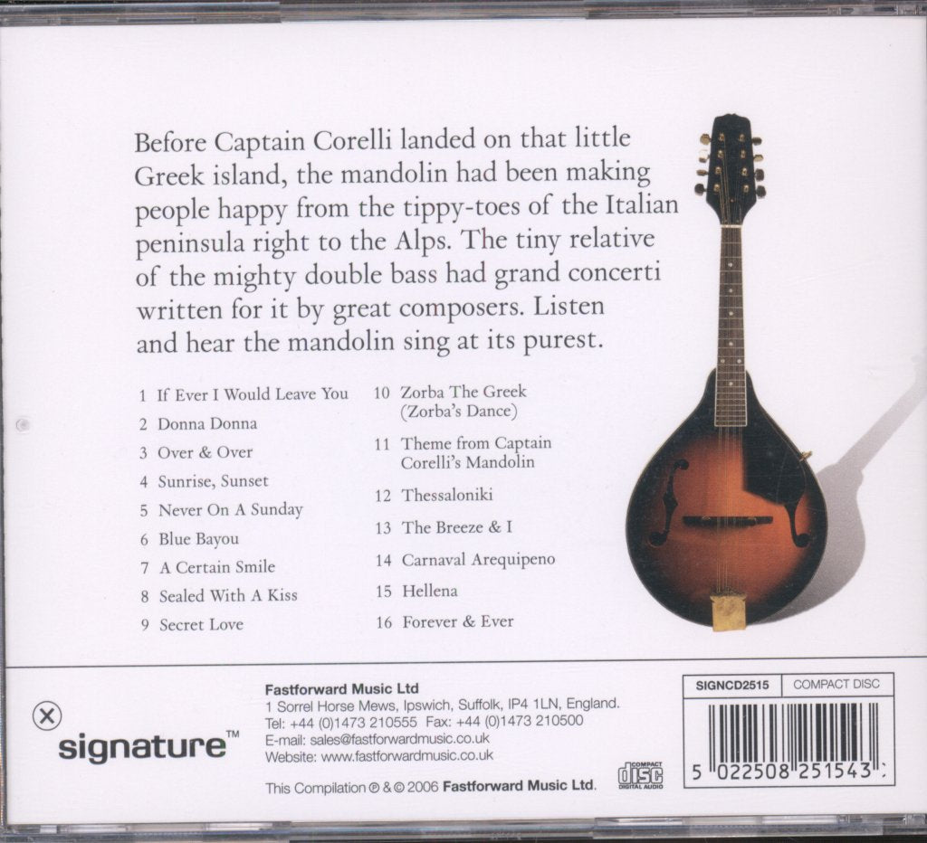 Unknown Artist - Pure Mandolin - Cd