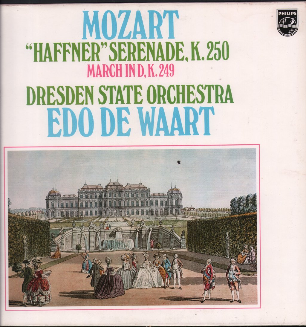 Edo De Waart / Dresden State Orchestra - Mozart - "Haffner" Serenade, K.250 / March In D, K.249 - Lp