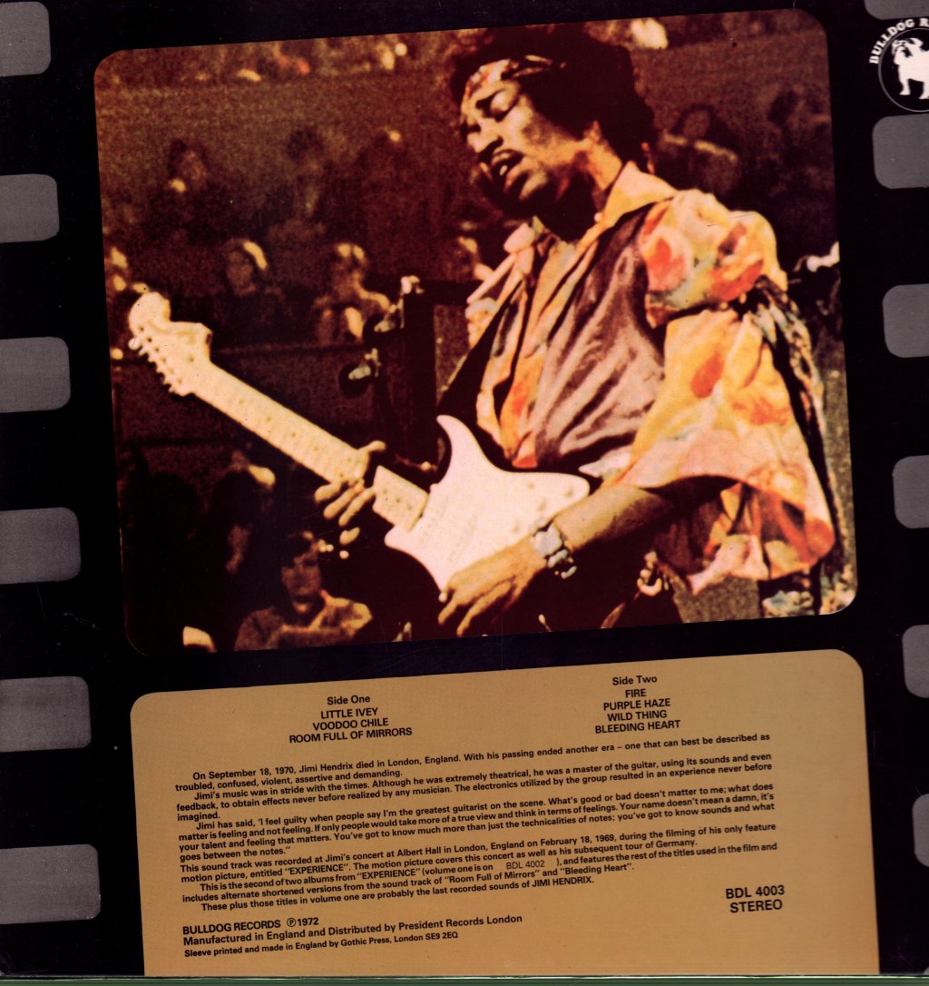 Jimi Hendrix - More Experience Vol 2 - Lp