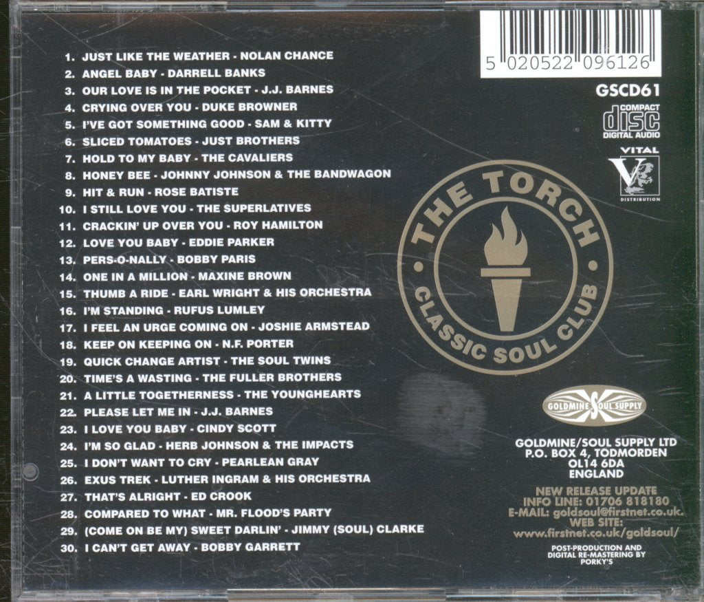 Various Artists - Golden Torch Story (A Collection Of 30 Classic Northern Soul Shakers) - Cd