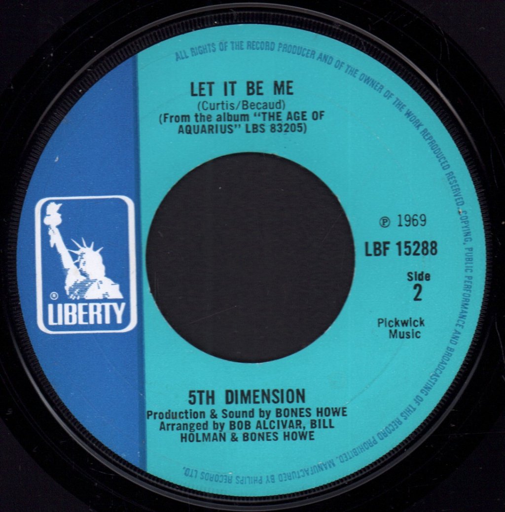 5th Dimension - Wedding Bell Blues - 7 Inch