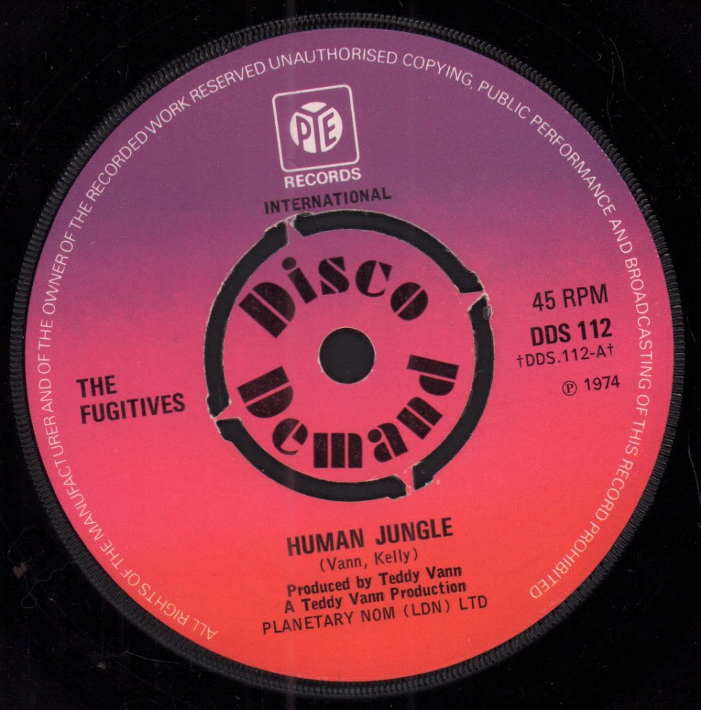 Fugitives - Human Jungle - 7 Inch