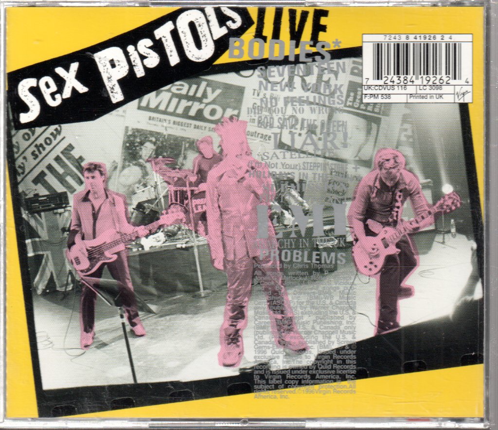 Sex Pistols - Filthy Lucre Live - Cd