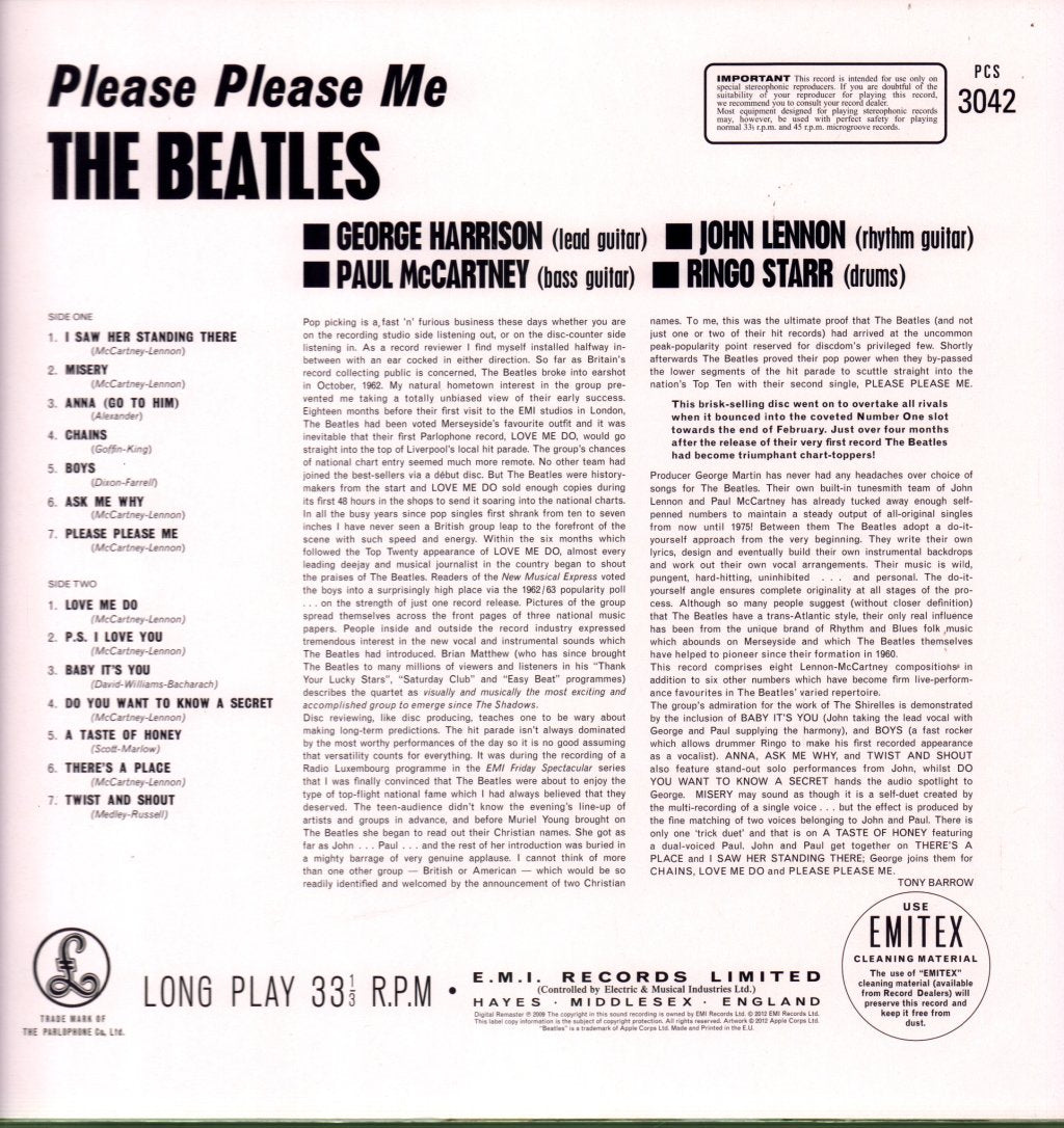 Beatles - Please Please Me - Lp