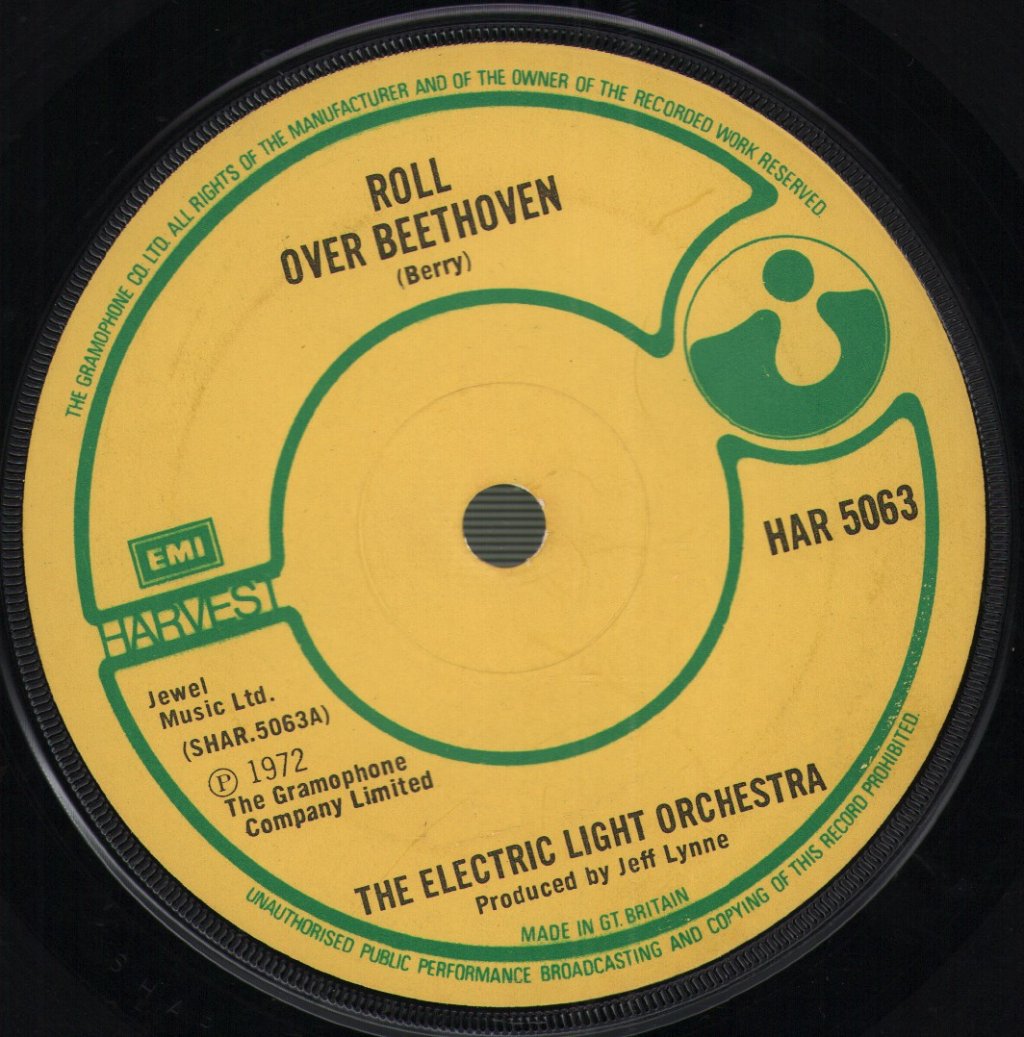 Electric Light Orchestra - Roll Over Beethoven - 7 Inch