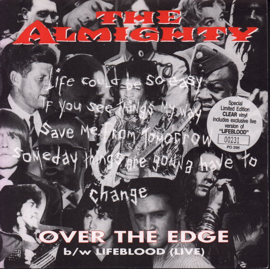 Almighty - Over The Edge - 7 Inch