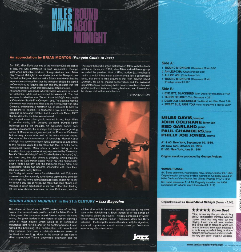 Miles Davis - Round About Midnight - Lp