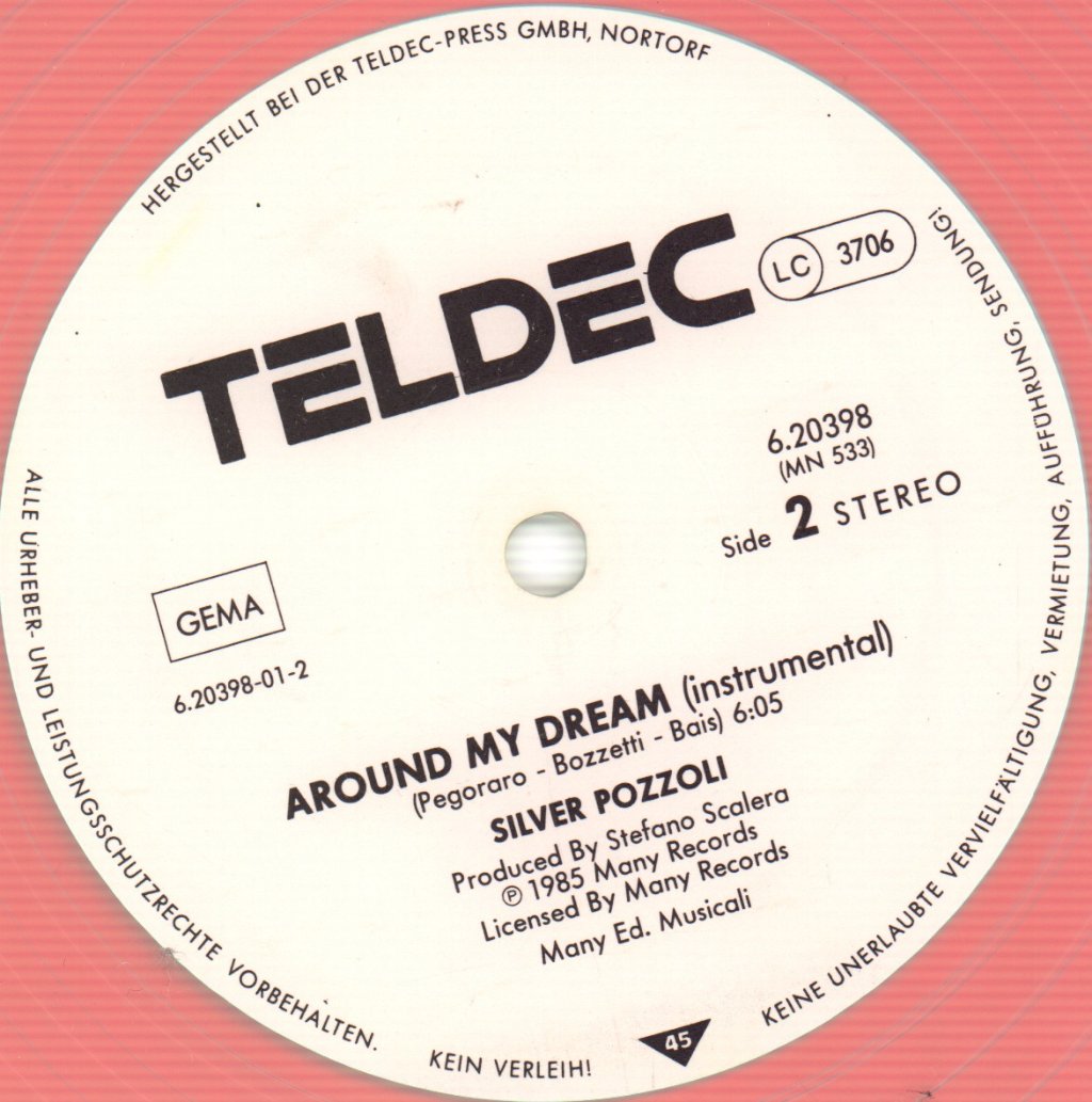 Silver Pozzoli - Around My Dream - 12 Inch