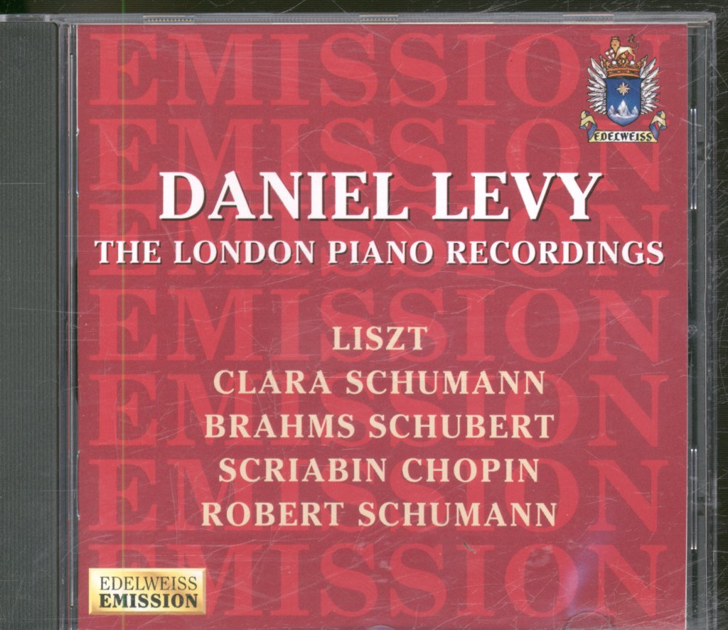 Daniel Levy - London Piano Recordings - Cd