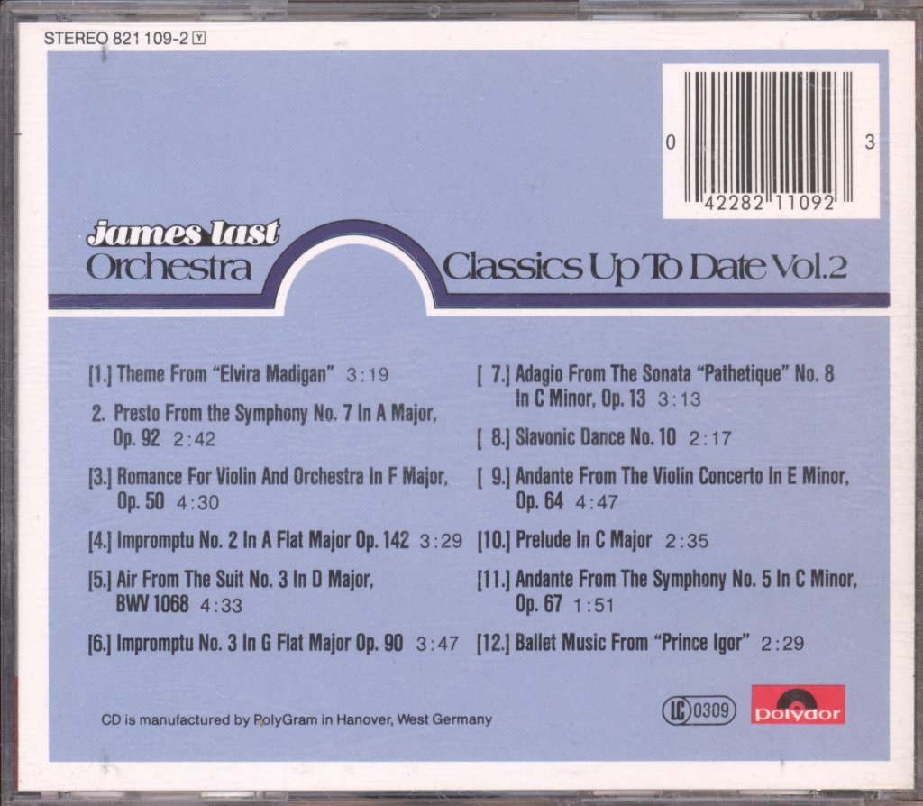 Orchester James Last - Classics Up To Date Vol. 2 - Cd