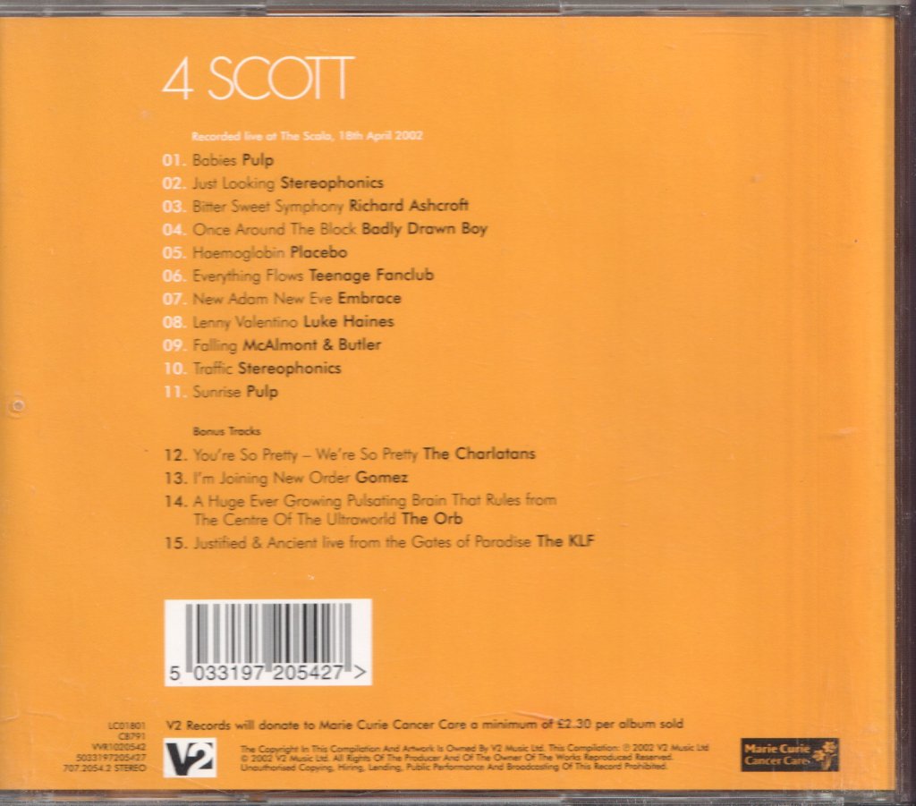 Various Artists - 4 Scott - Cd