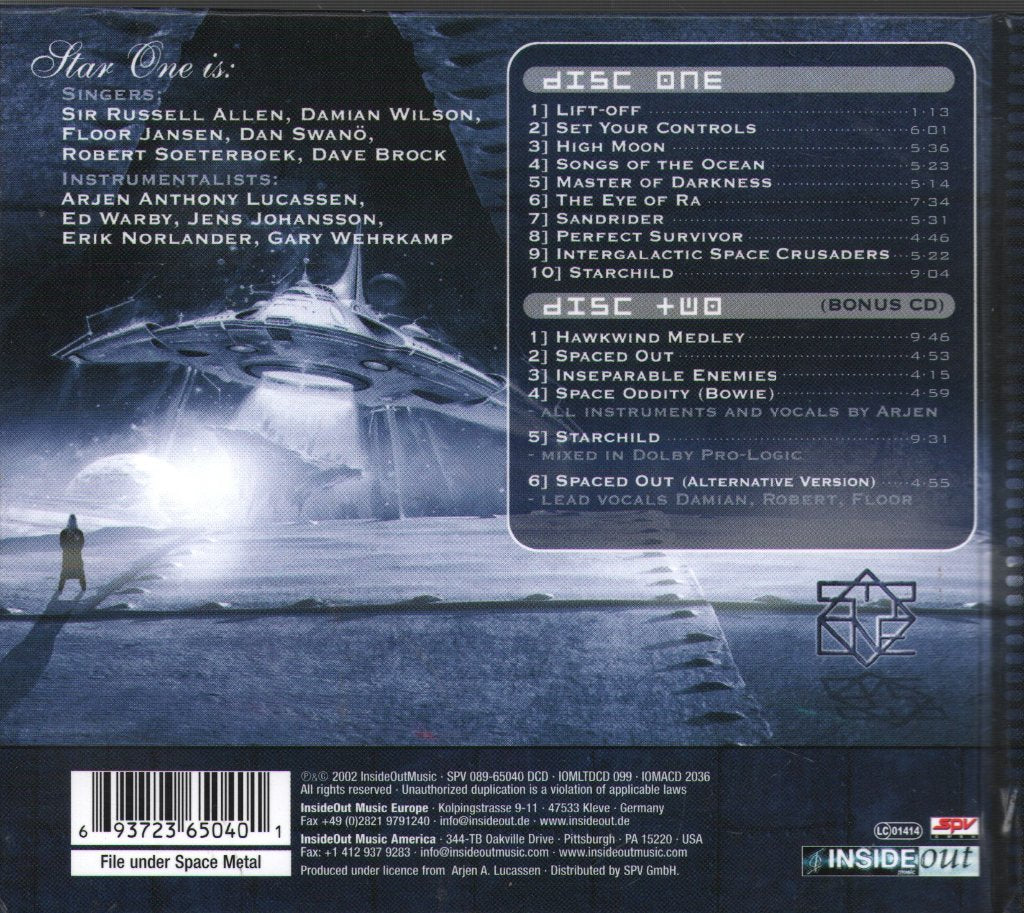 Arjen Anthony Lucassen's Star One - Space Metal - Cd