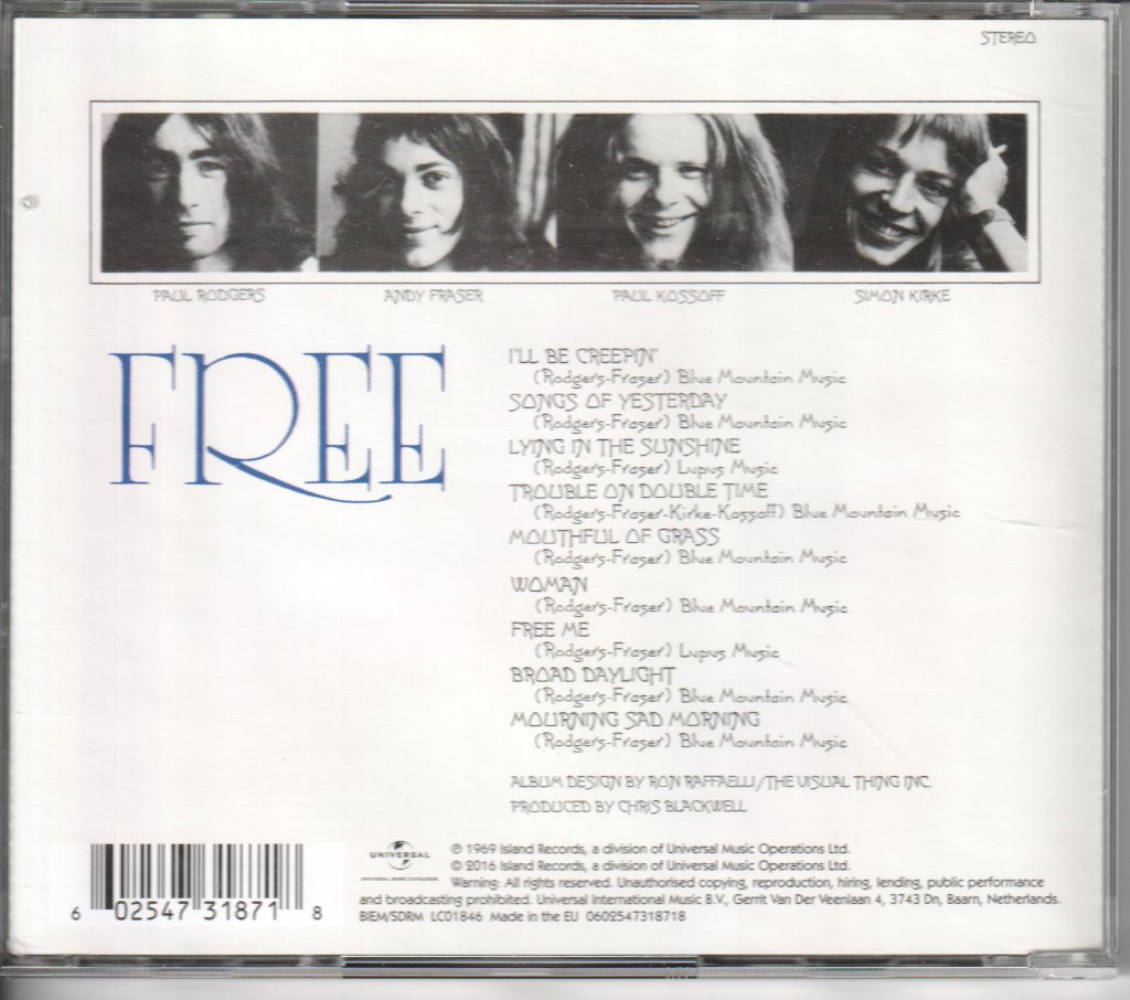 Free (Blues/Rock Group) - Free - Cd