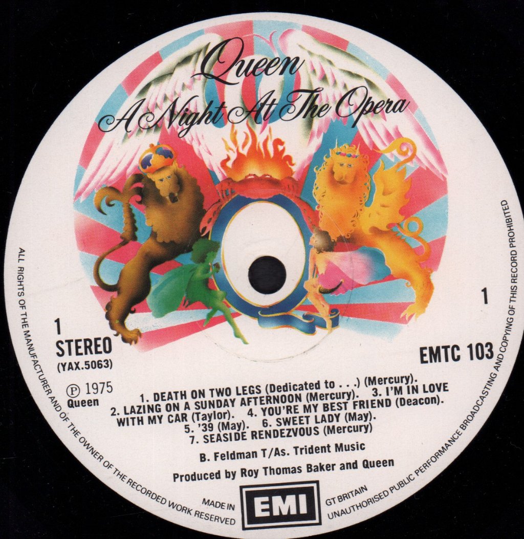 Queen - A Night At The Opera - Lp