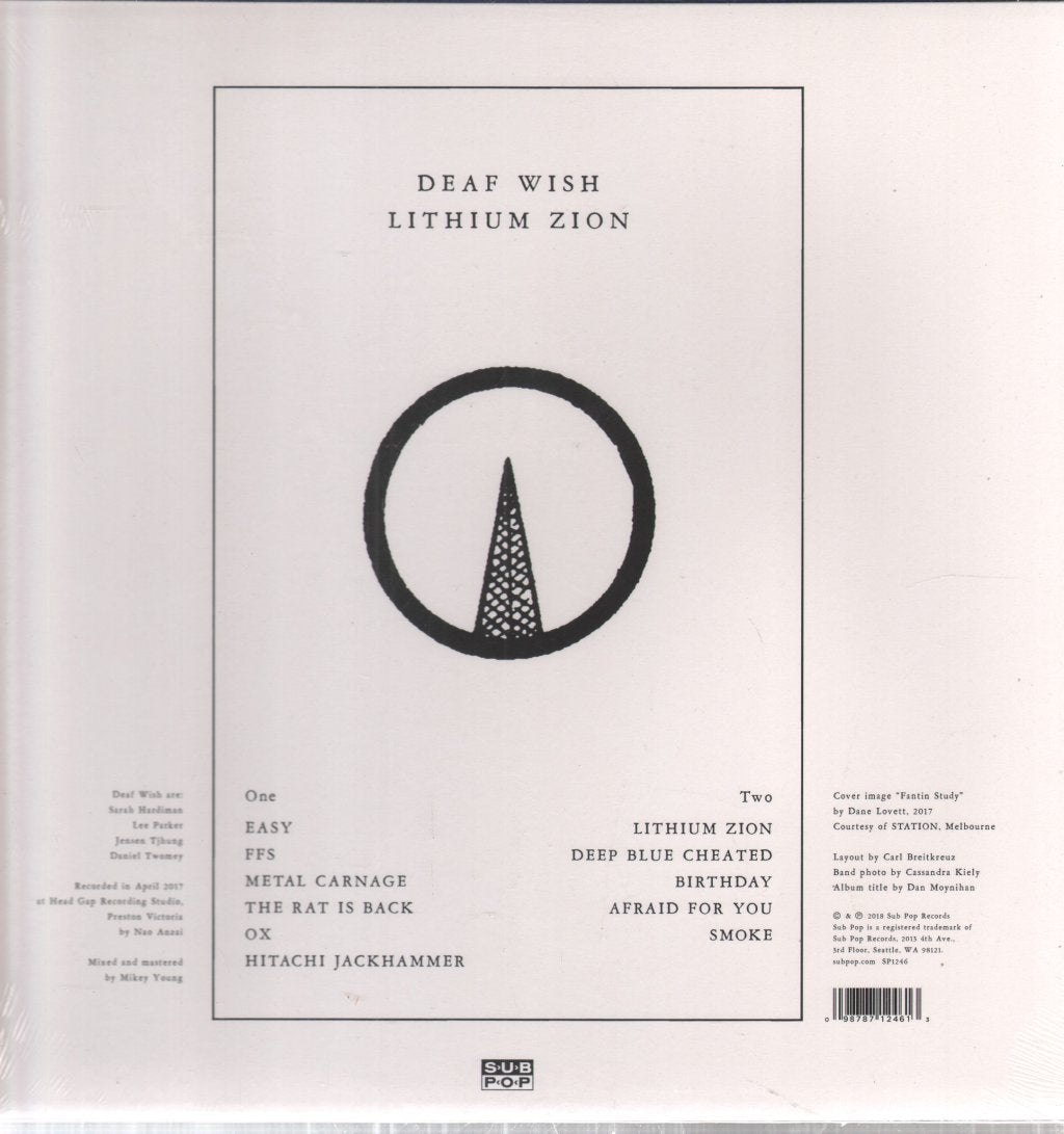 Deaf Wish - Lithium Zion - Lp