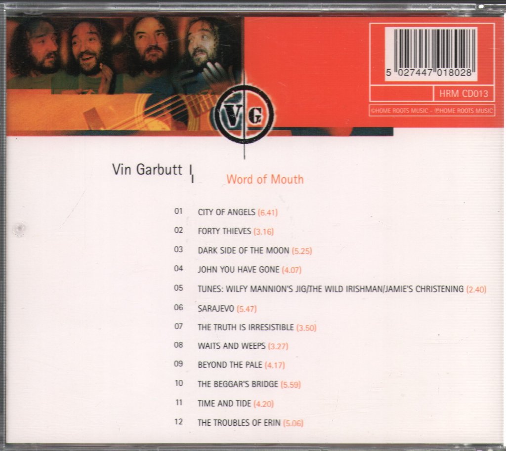 Vin Garbutt - Word Of Mouth - Cd