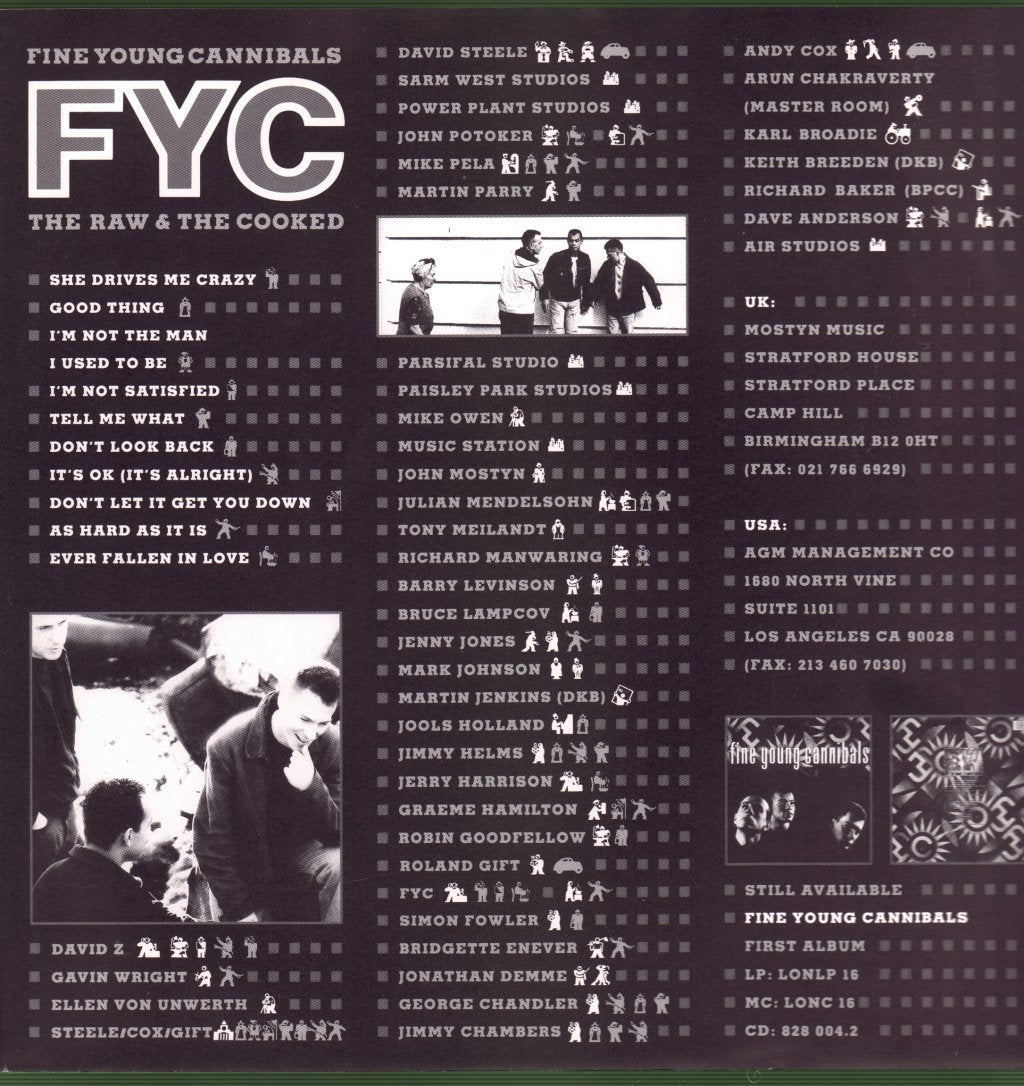 Fine Young Cannibals - Raw And The Cooked - Lp