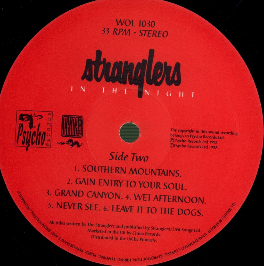 Stranglers - In The Night - Lp