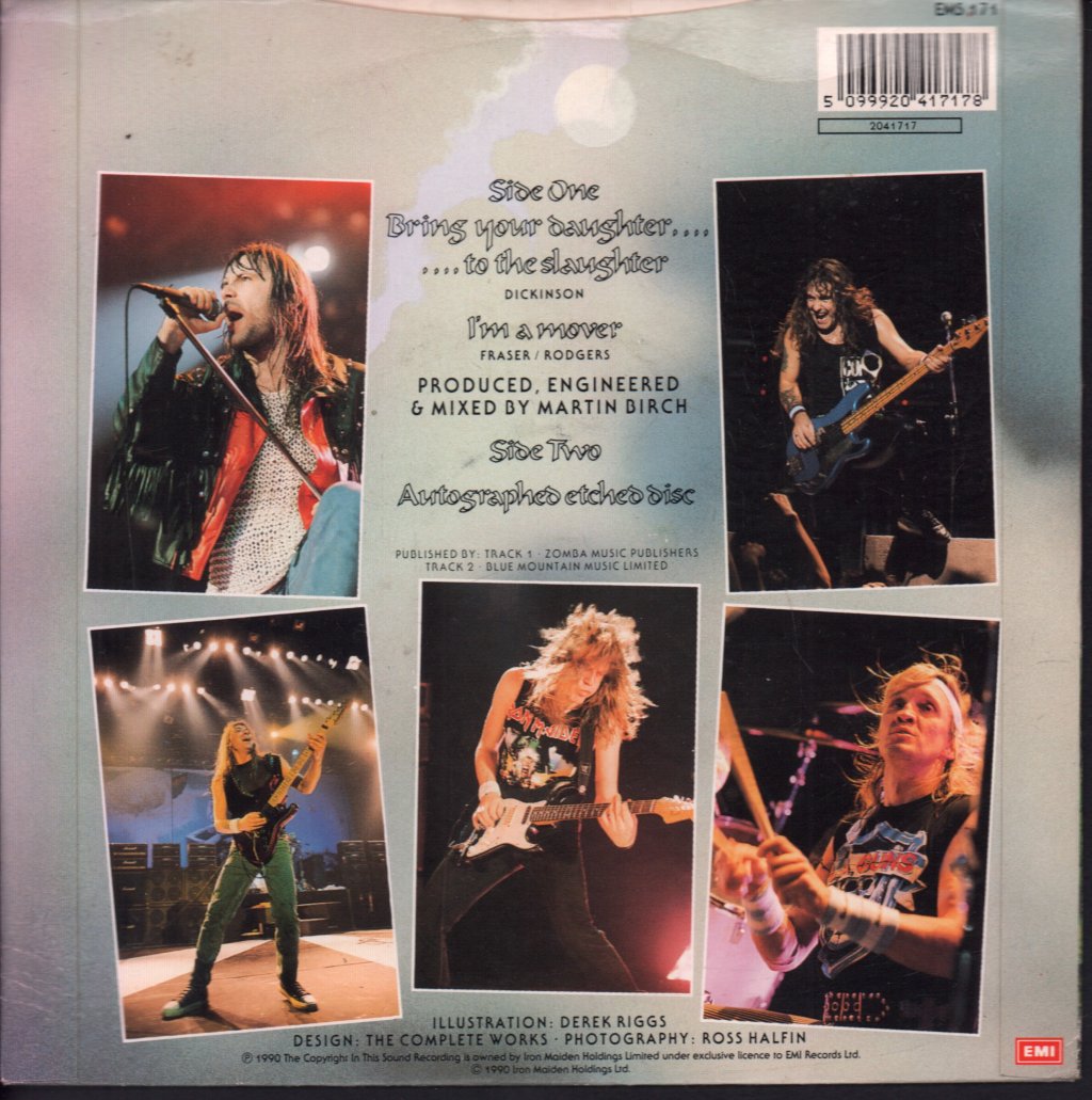 Iron Maiden - Bring Your Daughter To The Slaughter - 7 Inch