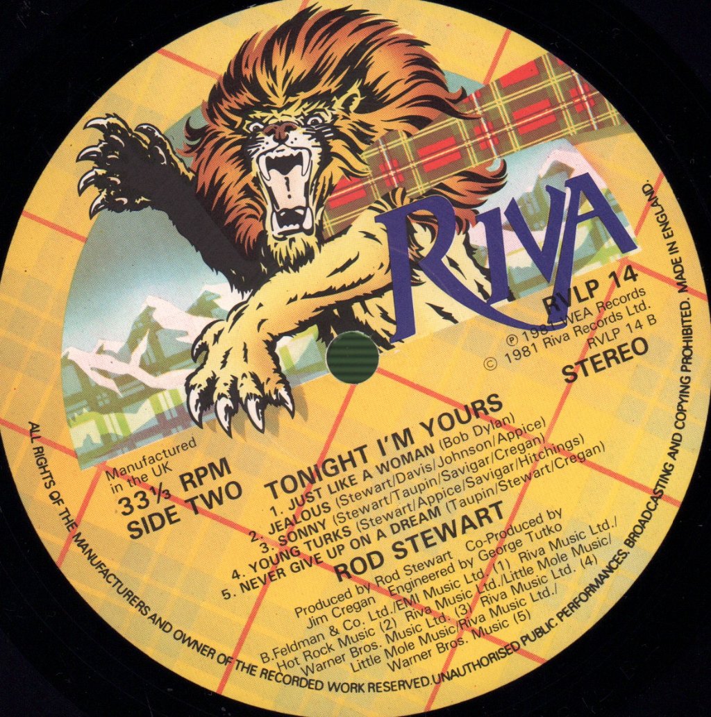 Rod Stewart - Tonight I'm Yours - Lp