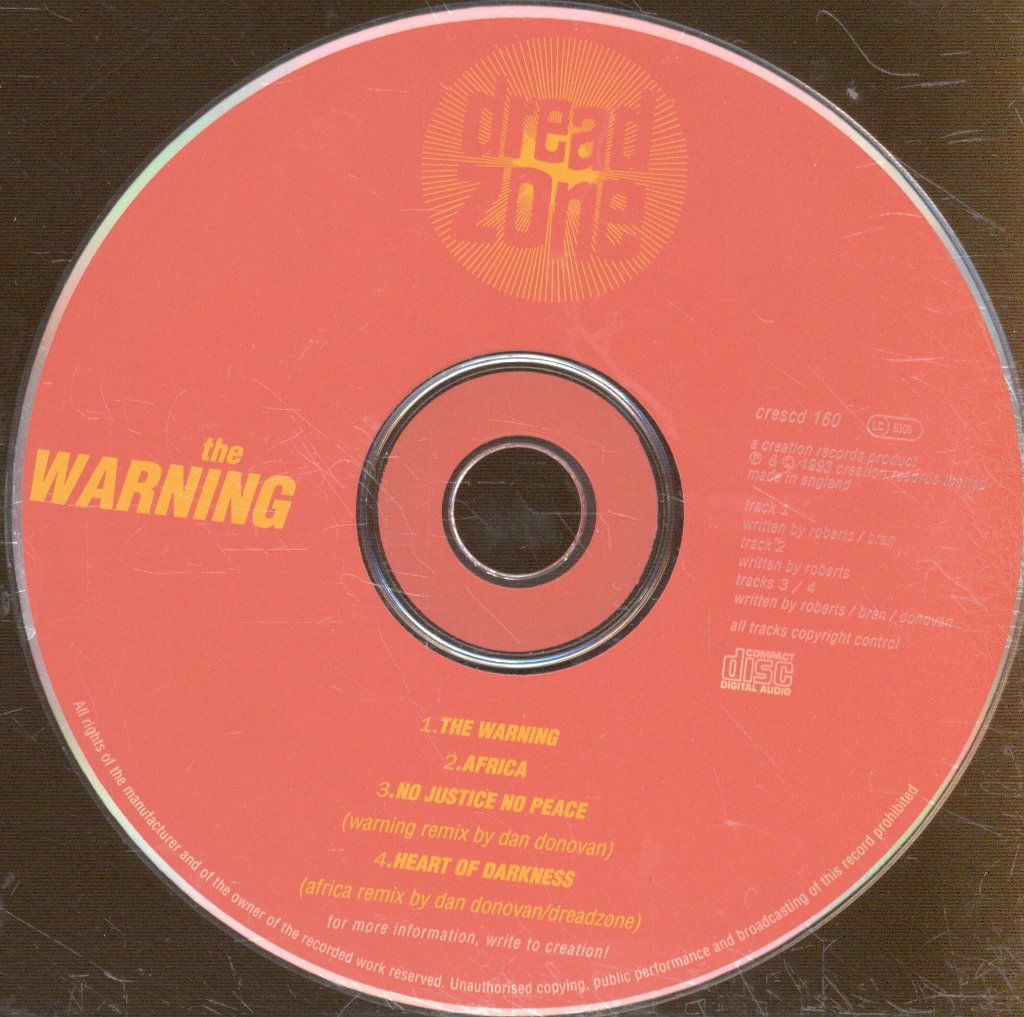 Dreadzone - Warning - Cd