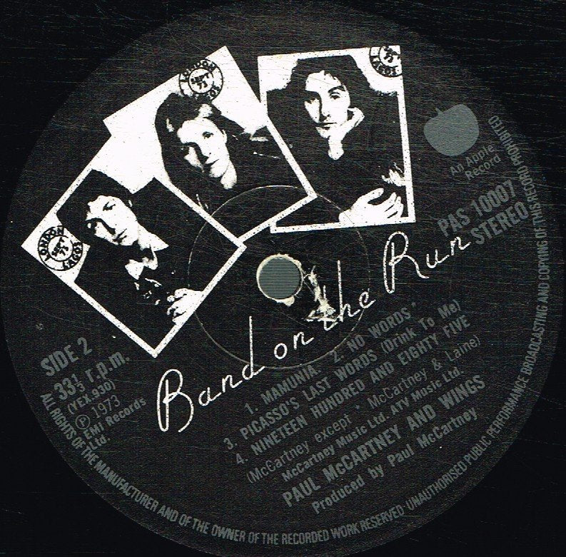 Paul McCartney And Wings - Band On The Run - Lp