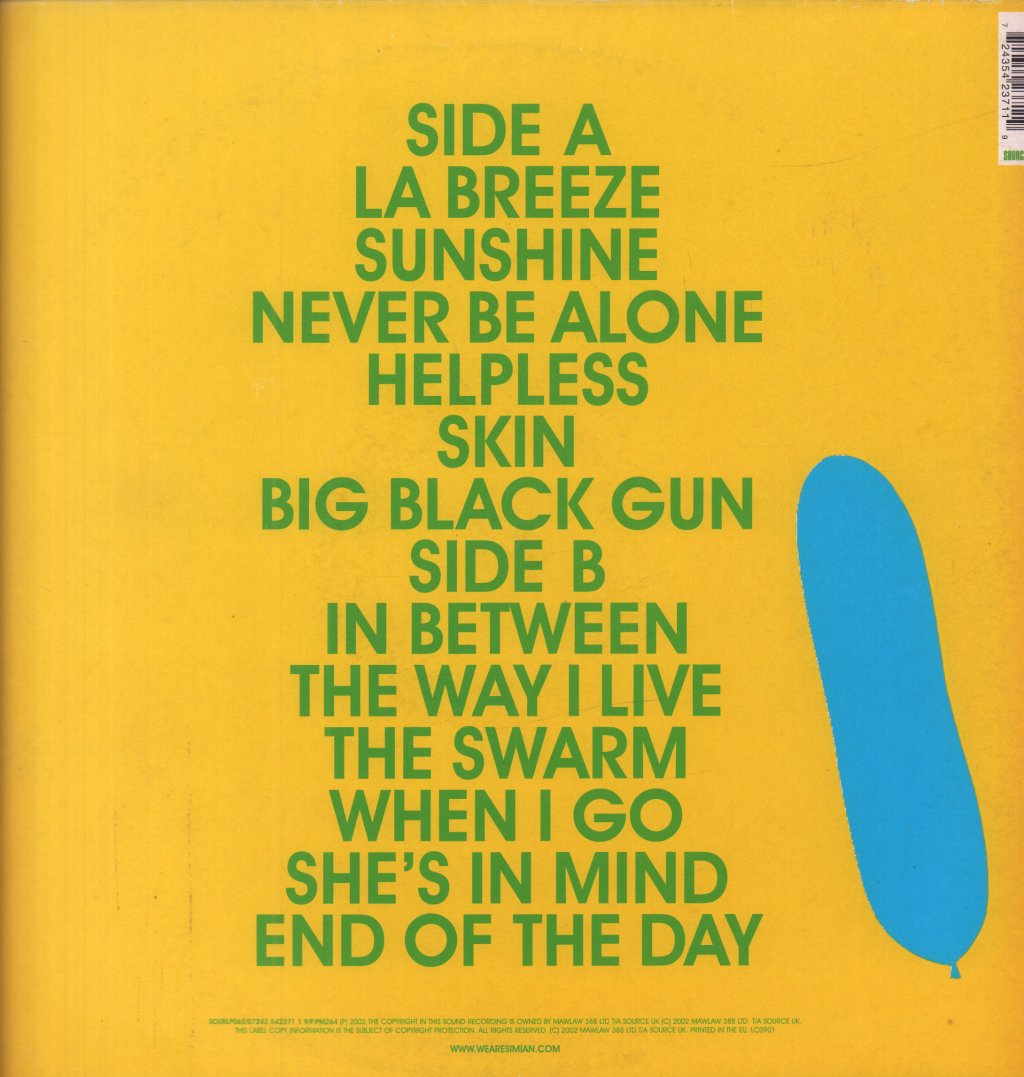 Simian - We Are Your Friends - Lp