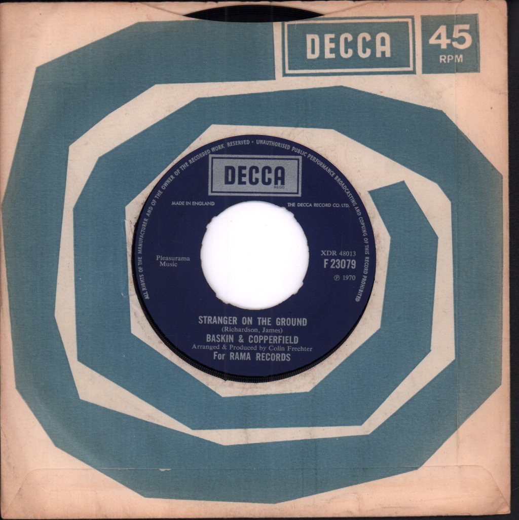 Baskin And Copperfield - I Never See The Sun - 7 Inch