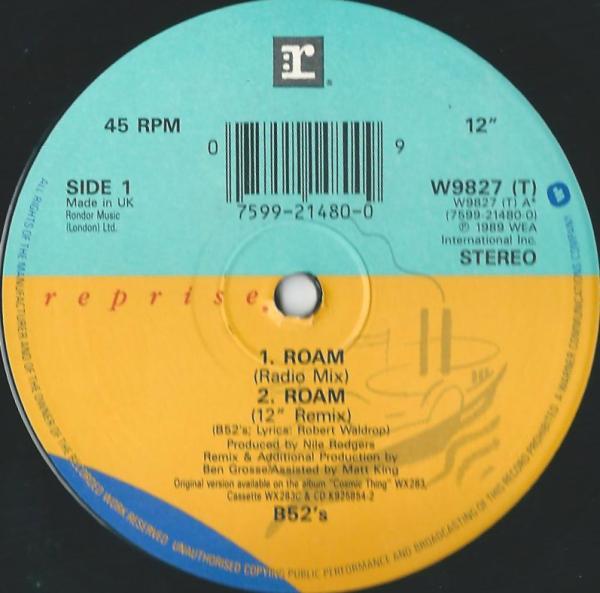 B-52's - Roam - 12 Inch
