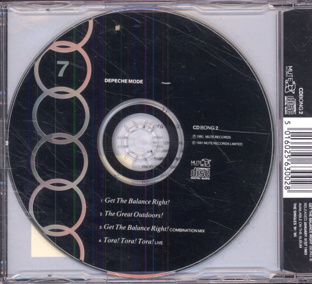 Depeche Mode - Get The Balance Right! (Combination Mix) - Cd