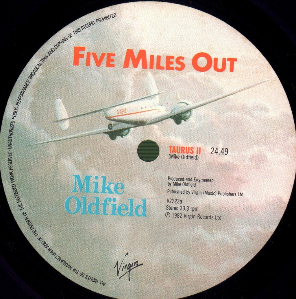 Mike Oldfield - Five Miles Out - Lp