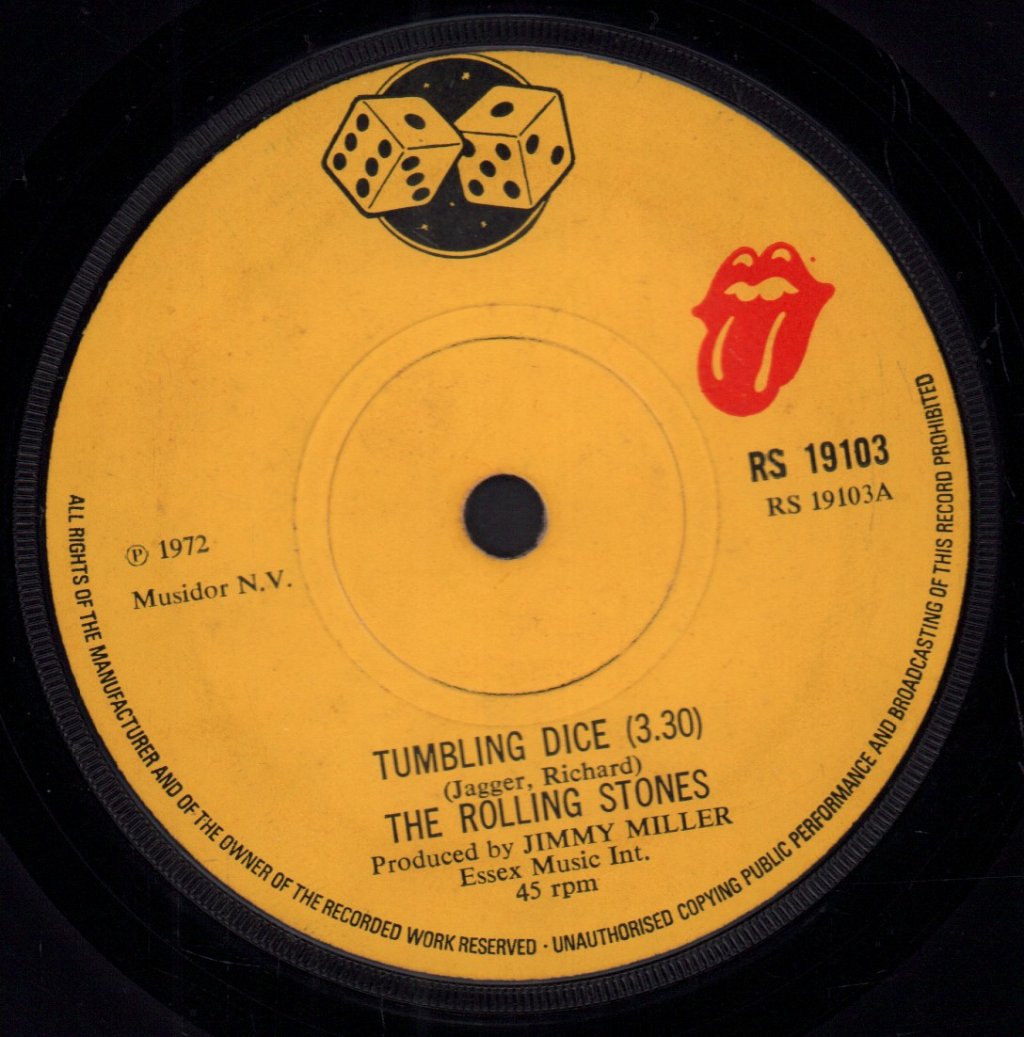 Rolling Stones - Tumbling Dice - 7 Inch