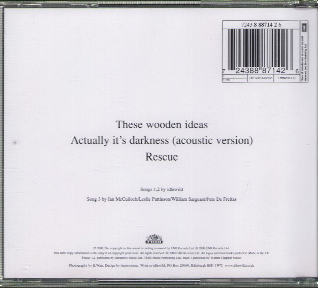 Idlewild - These Wooden Ideas - Cd