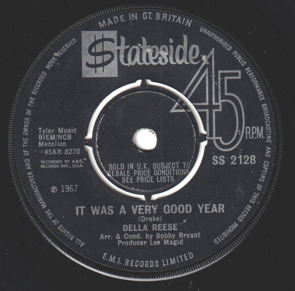 Della Reese - It Was A Very Good Year - 7 Inch