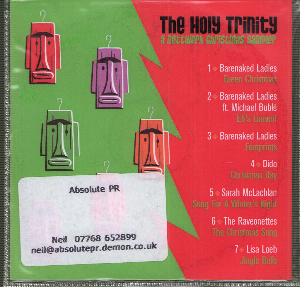 Various Artists - Holy Trinity - a Nettwerk Christmas Sampler - Cdr