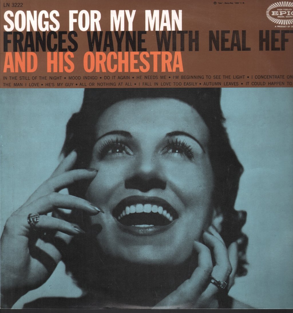 Frances Wayne - Songs For My Man - Lp