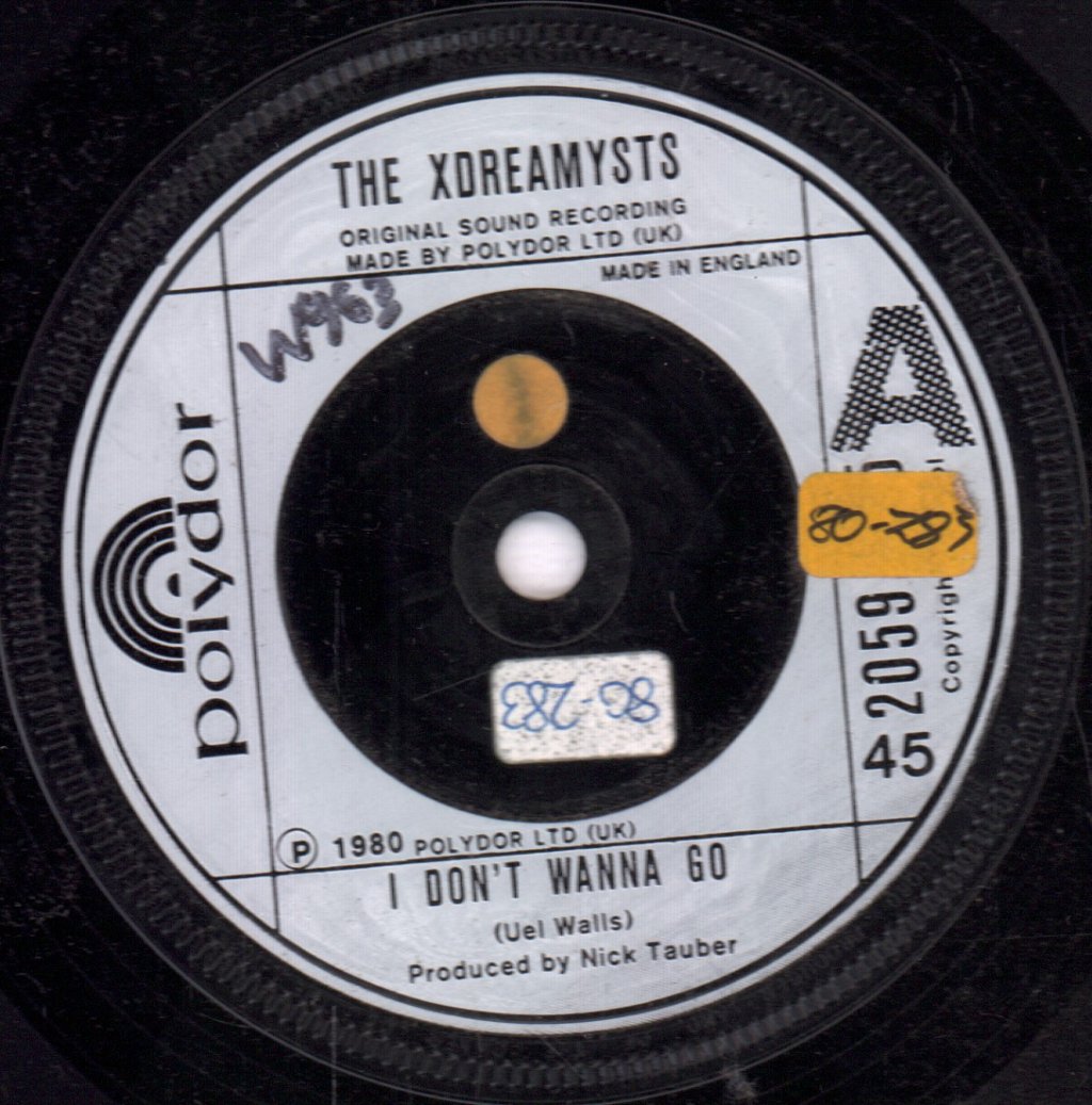 Xdreamysts - I Don't Wanna Go - 7 Inch