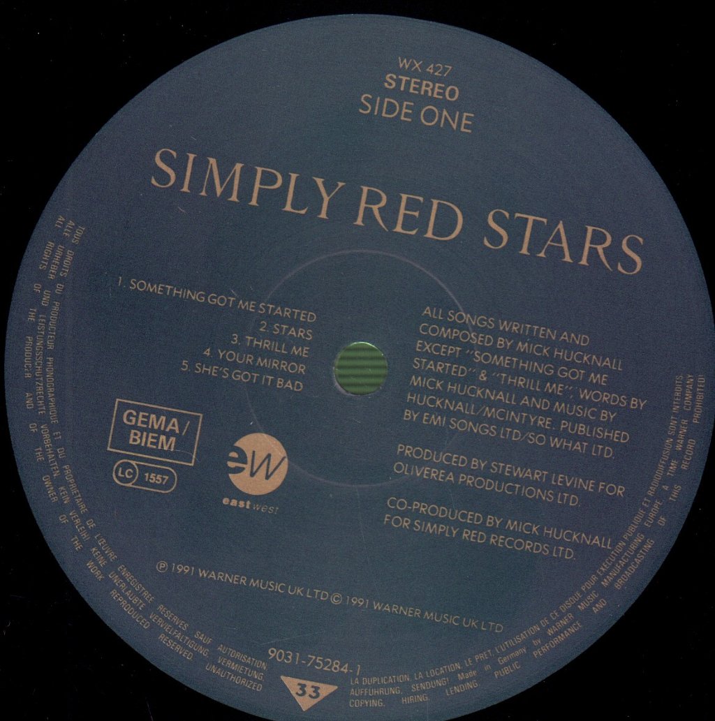 Simply Red - Stars - Lp