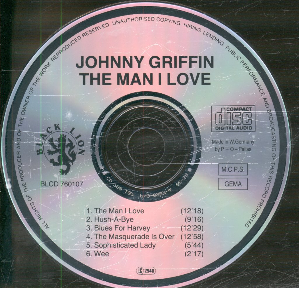 Johnny Griffin - Man I Love - Cd
