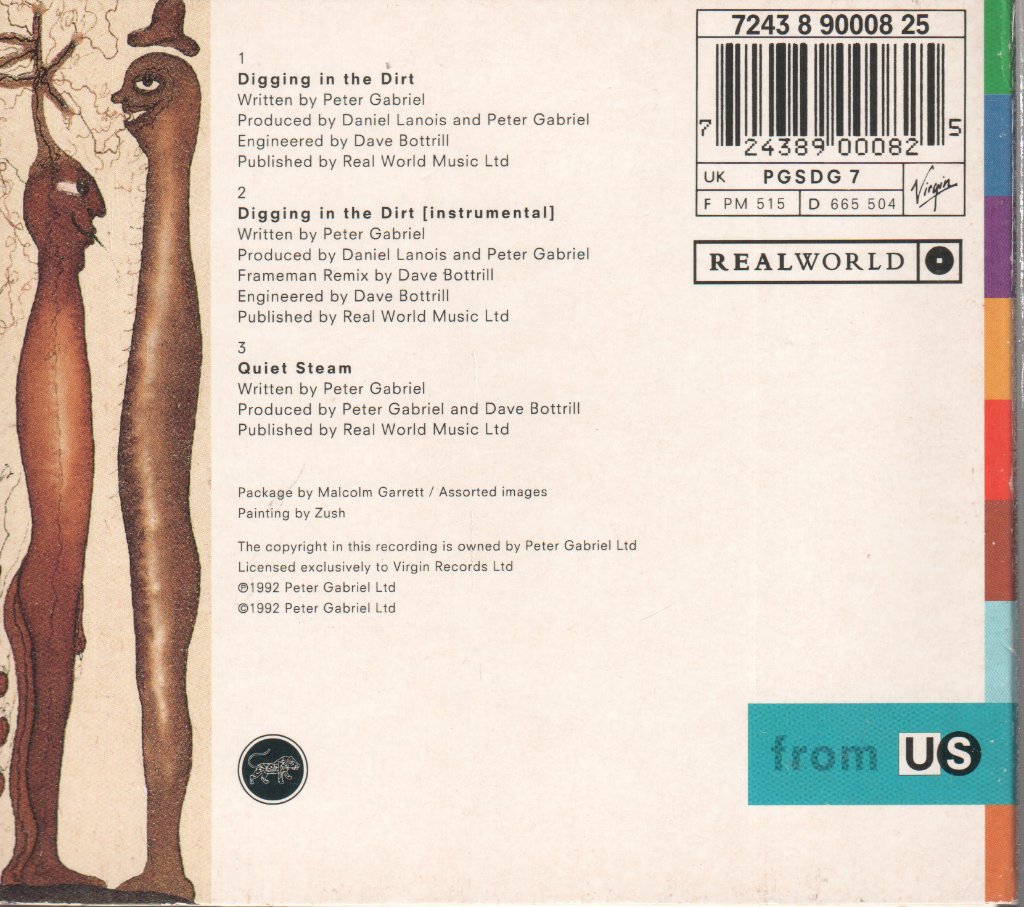 Peter Gabriel - Digging In The Dirt - Cd