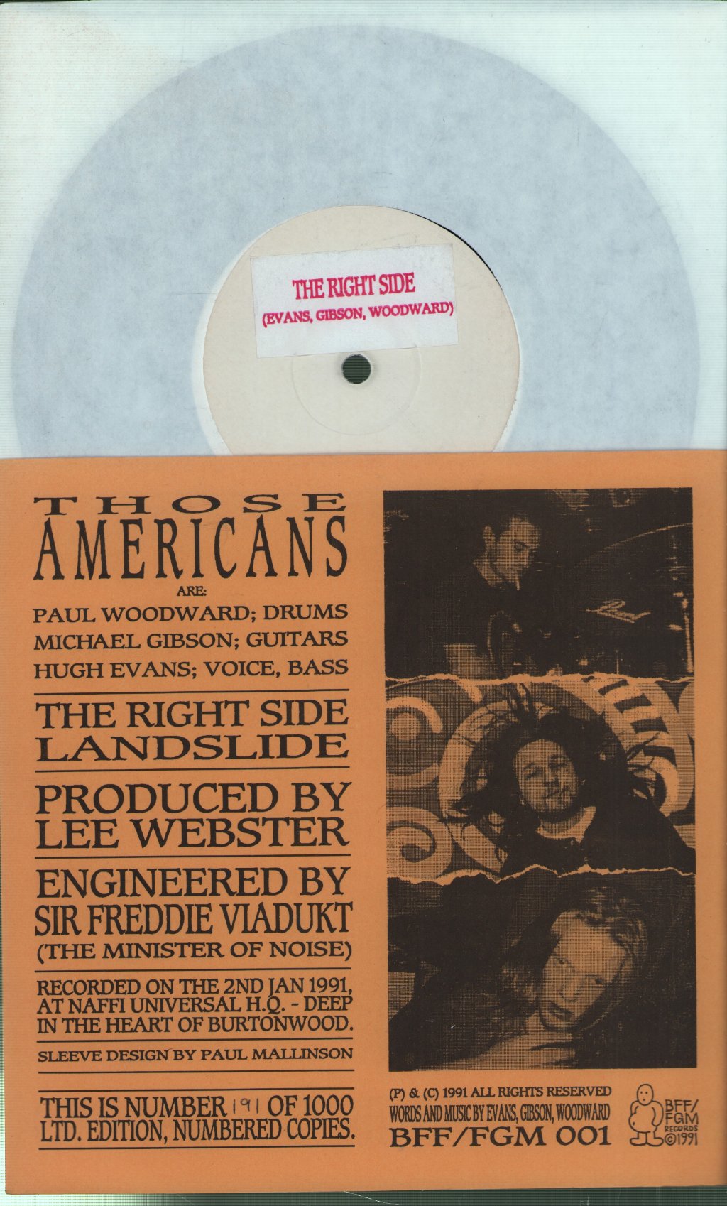 Those Americans - Right Side - 7 Inch