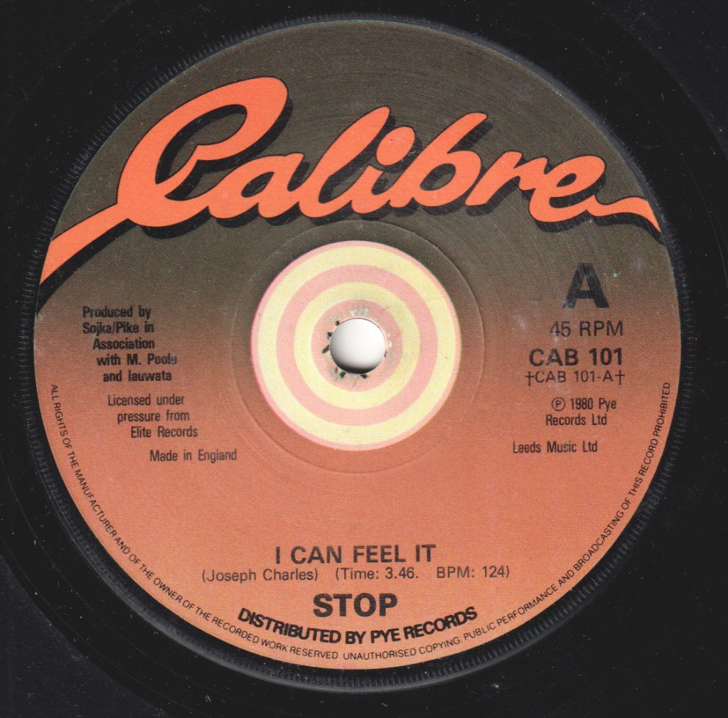 Stop (80'S Artist) - I Can Feel It - 7 Inch