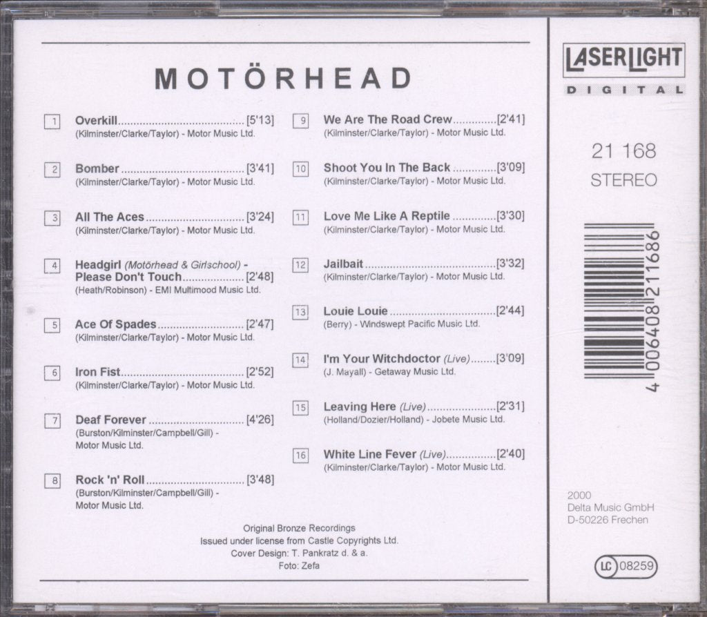 Motorhead - Motörhead - Cd