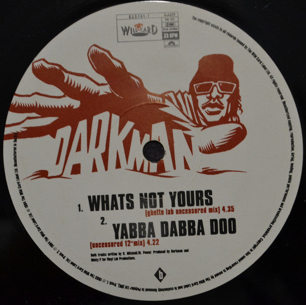 Darkman - Yabba Dabba Doo - 12 Inch