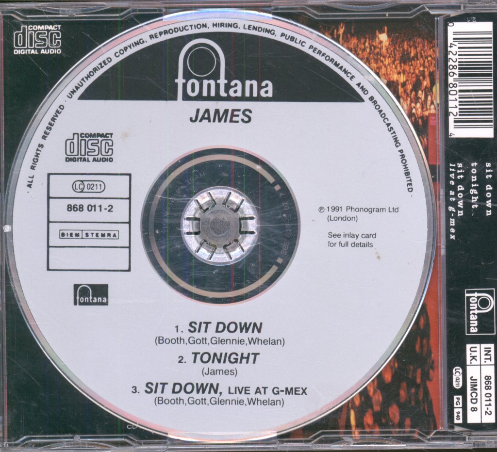 James - Sit Down - Cd